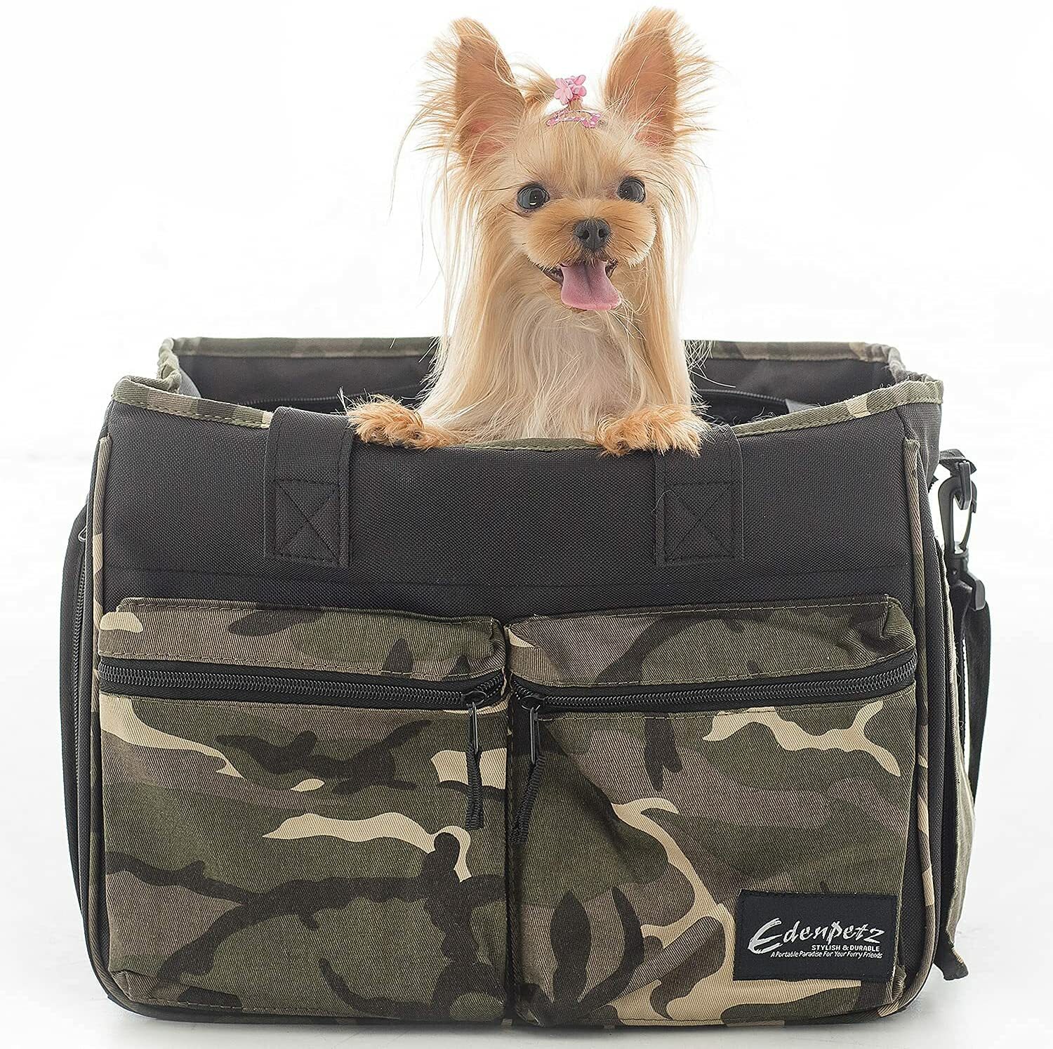 EdenPetz 3Way Breathable Handbag 3Way寵物袋 綠迷彩（外出用品）