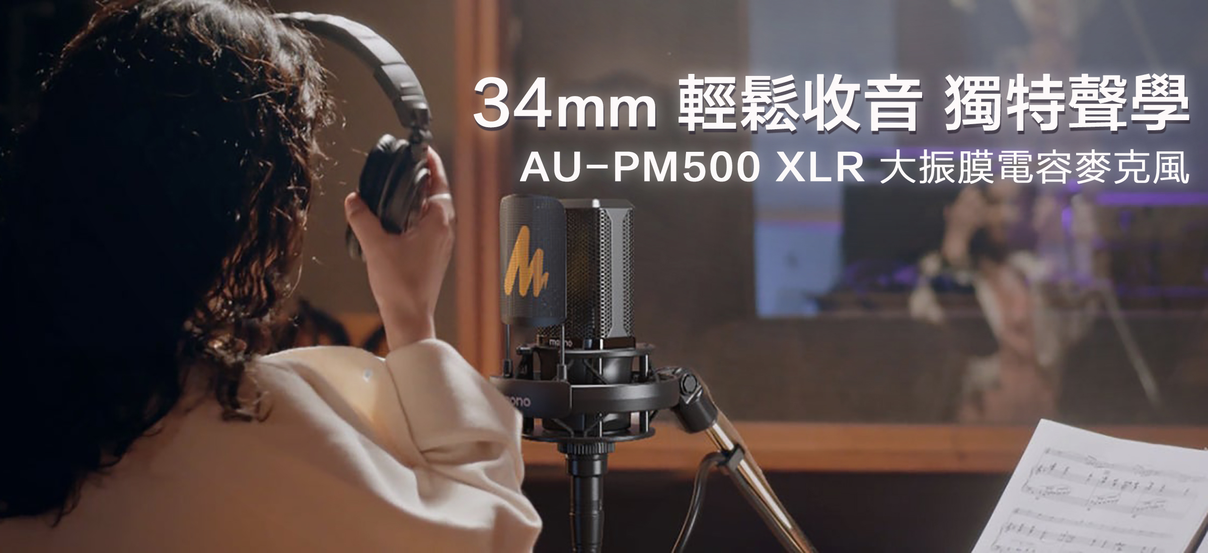 Maono 閃克 AU PM500XLR