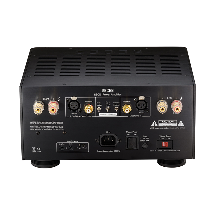 KECES S300 立體聲後級放大器