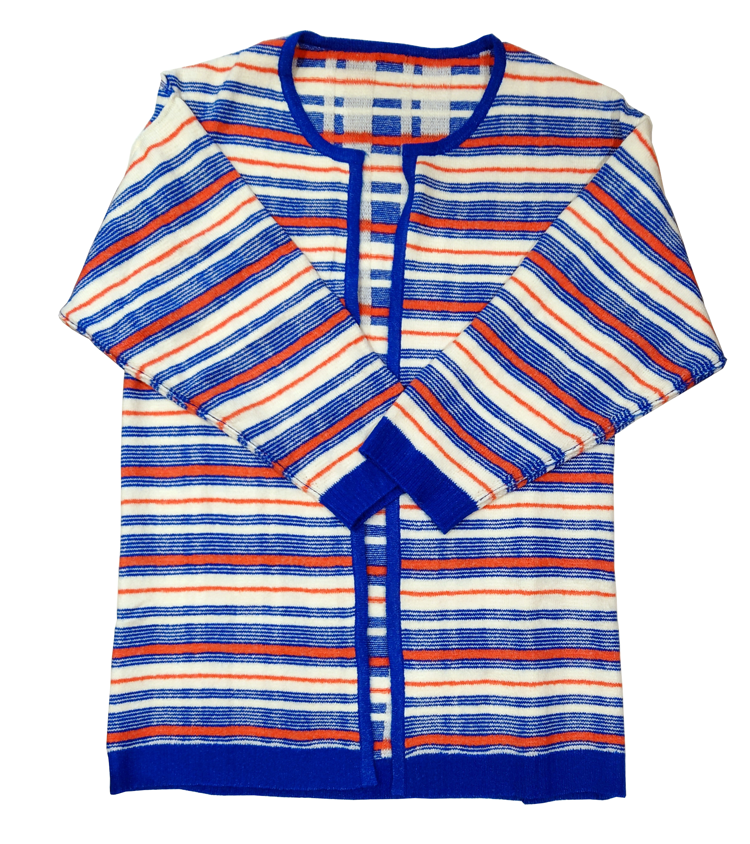 雙面著用紅白藍開胸外套