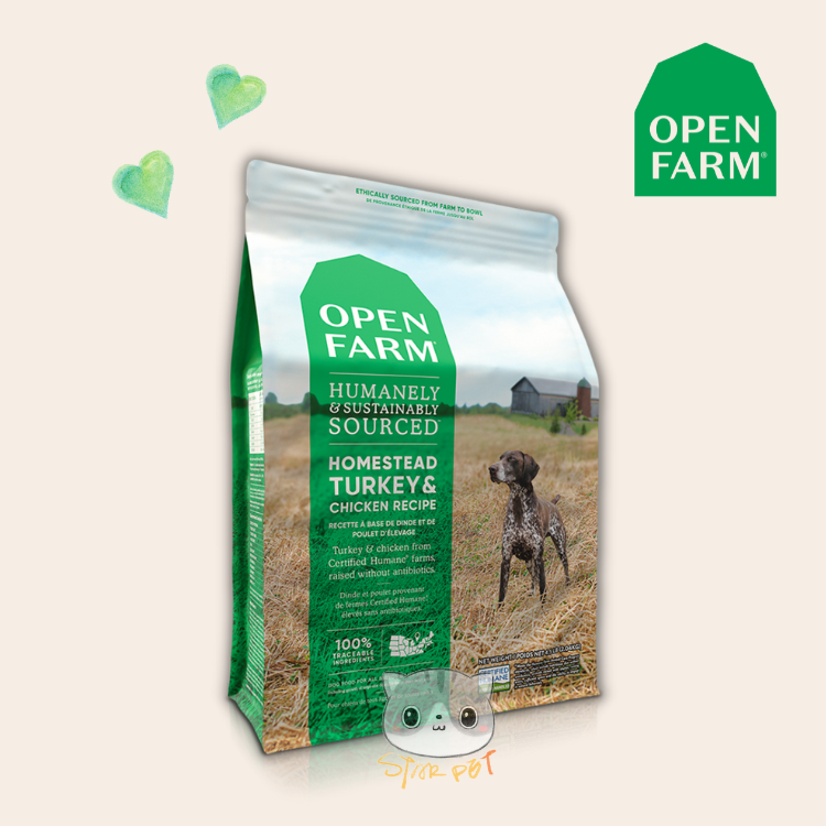 Open Farm Dry Dog Food - Homestead Turkey & Chicken 22lb