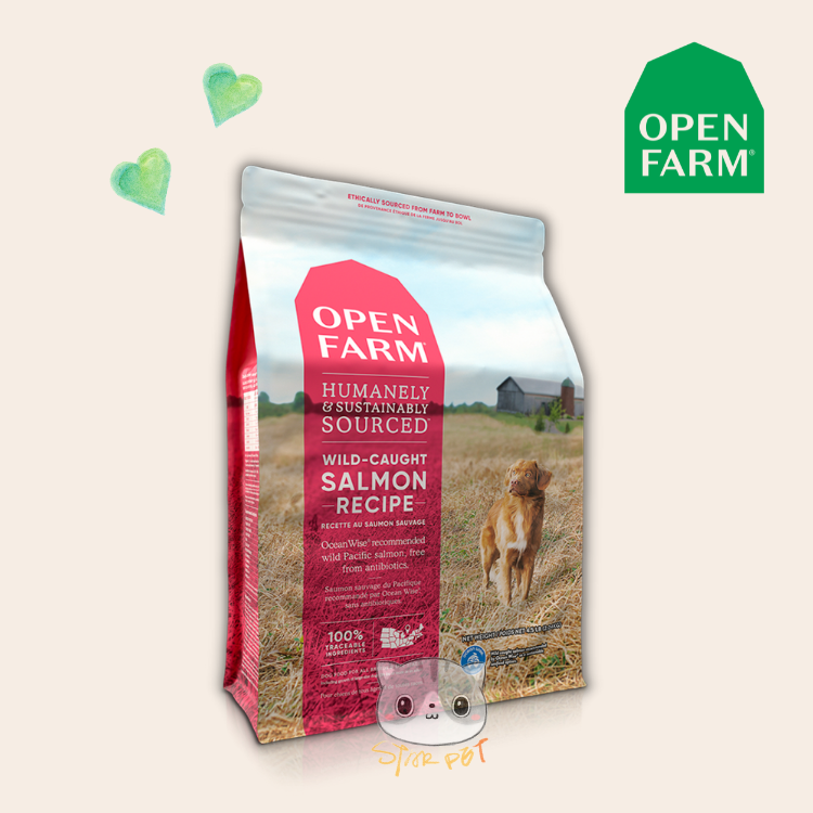 Open Farm Dry Dog Food - Wild-Caught Salmon 22lb