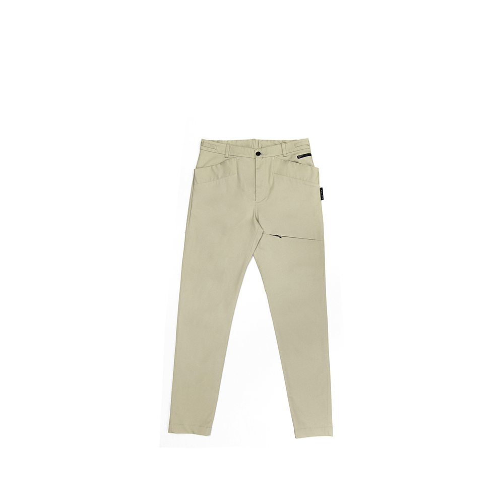 前剪接暗袋休閒褲 - 石岩