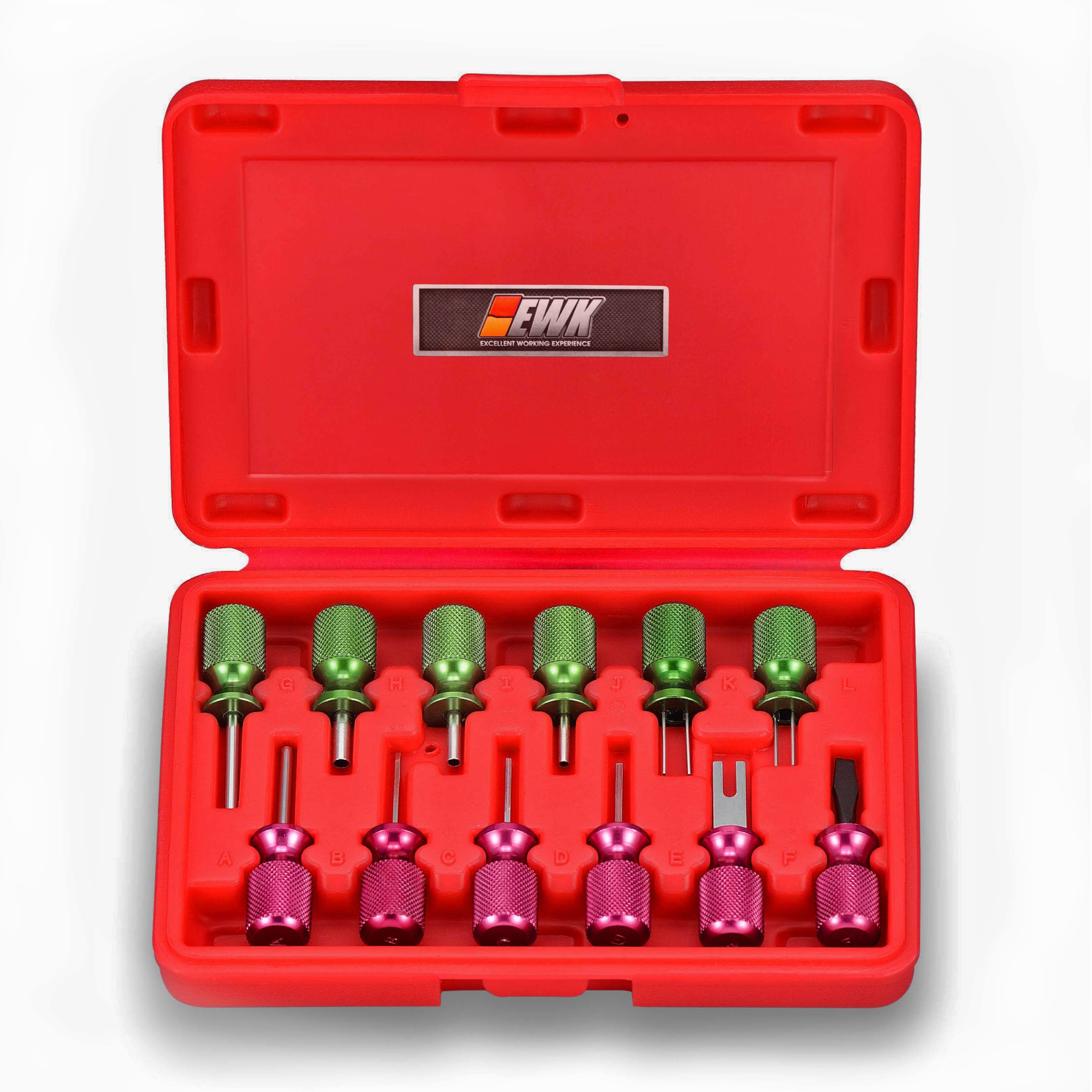 12 Pcs Universal Wire Electrical Terminal Tool EWK