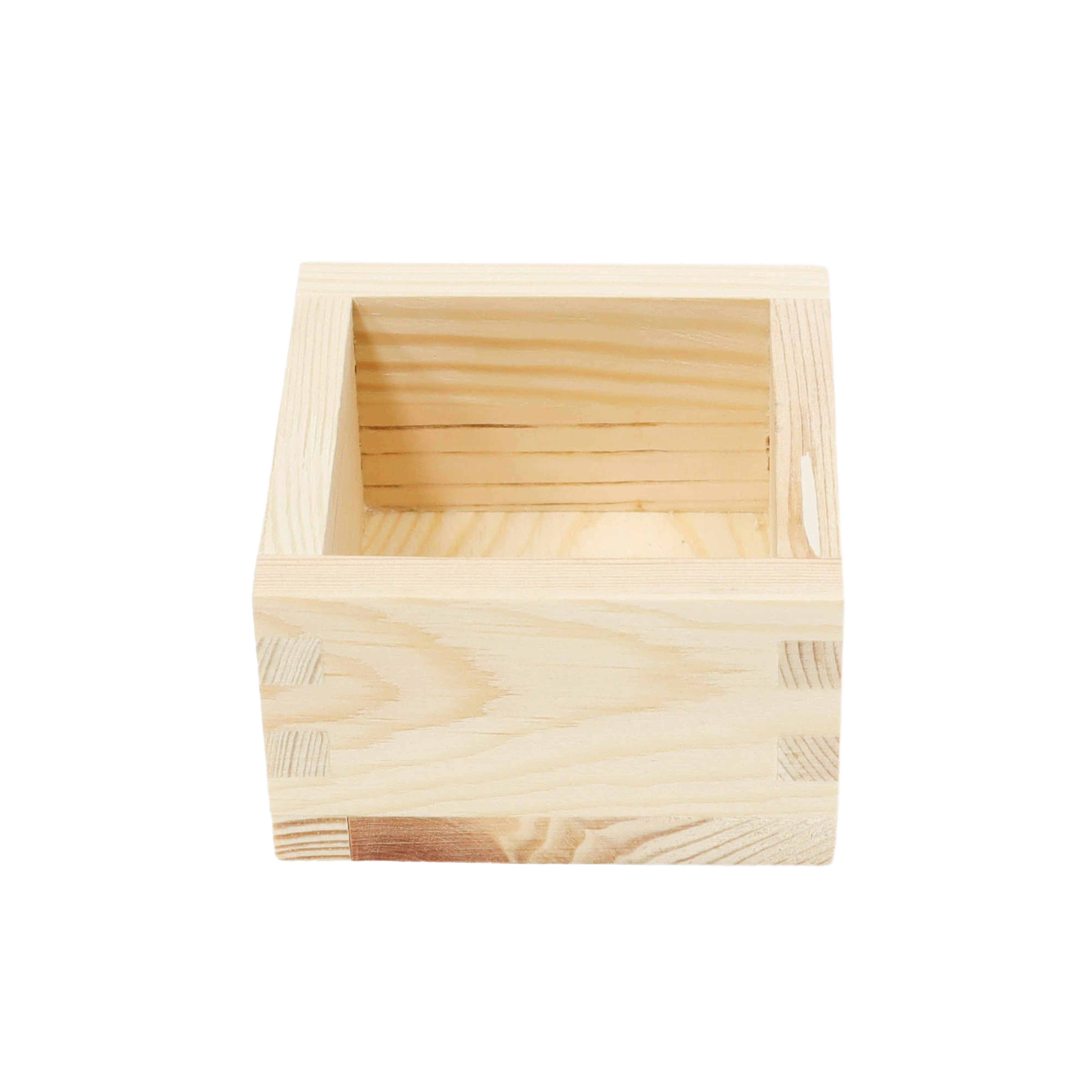 無地枡 (八勺枡 82 x 82 x 51mm )