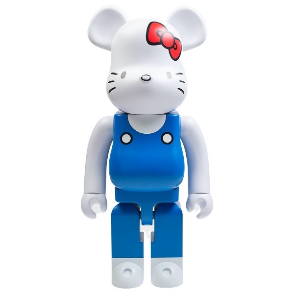 BE@RBRICK Hello Kitty  (青オーバーオール版) 1000％ Amazon.co.jp: BE@RBRICK ベアブリック HELLO KITTY (青