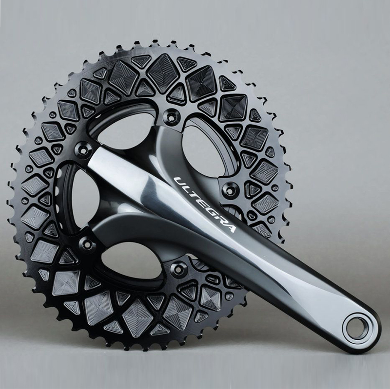 AbsoluteBlack Premium Oval BCD110X5 Road Chainring (For Road Pre 2014 crank)