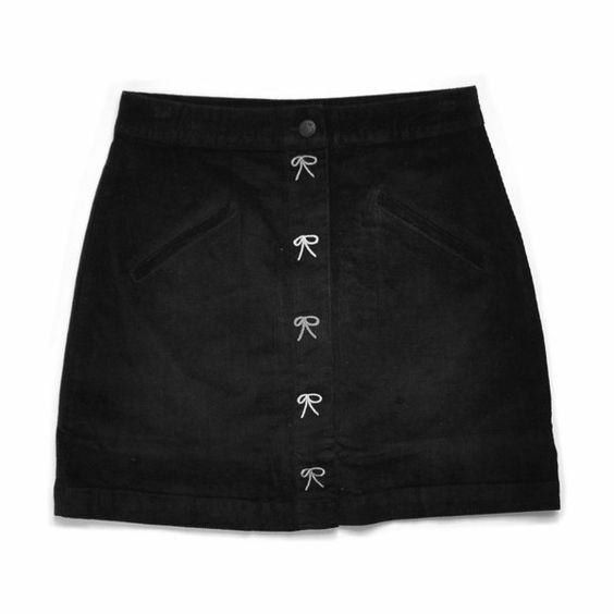 Lazy Oaf Bow Placket Skirt