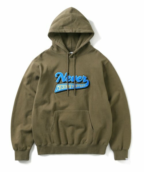 THISISNEVERTHAT Never Embroidery Hoodie 大學生 帽T TN213TSWHO06