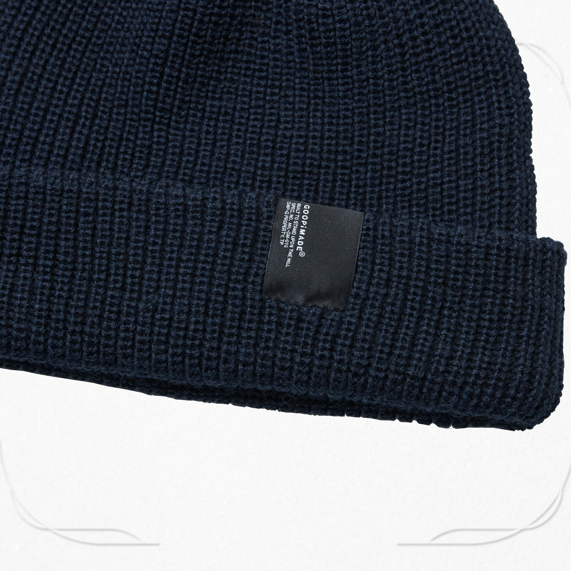 MB-01” Softbox Knit Beanie - Bathyal