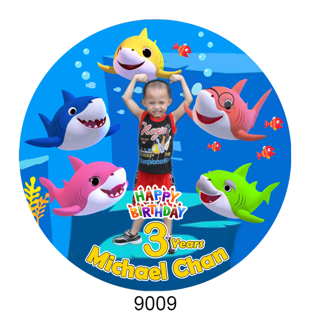 Baby Shark And Me (Edible Image Size)