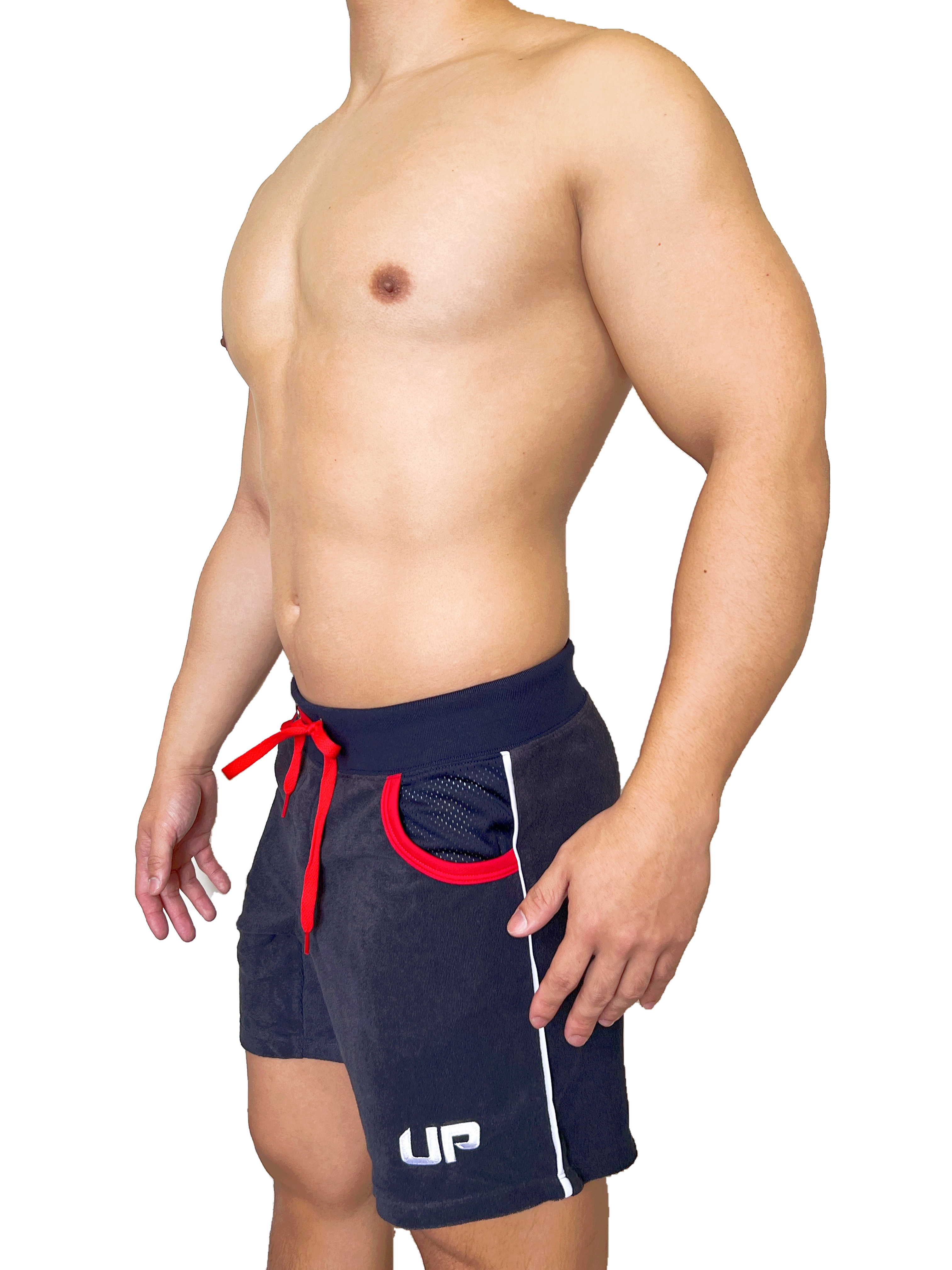 Taoru Sweat Shorts 毛巾運動褲 漿果藍