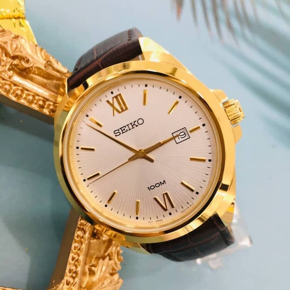 【SEIKO 精工】簡約日期顯示三針質感皮帶腕錶 6N42-00H0J 42mm 現代鐘錶