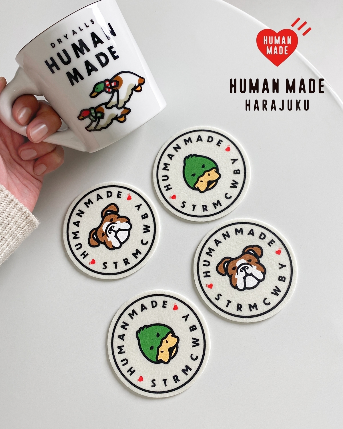 ファッション通販 HUMAN MADE ANIMAL RUBBER COASTER 4枚セット ②