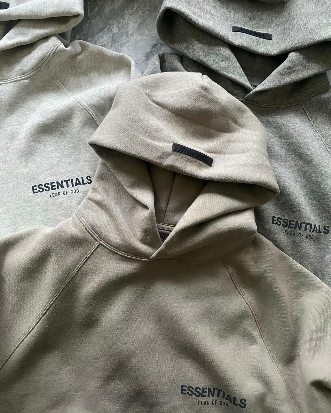 FOG Essentials 新款胸口 反光字體Logo 寬鬆帽T