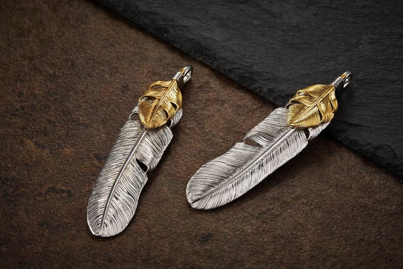 Corvus Metal 特大上金羽毛