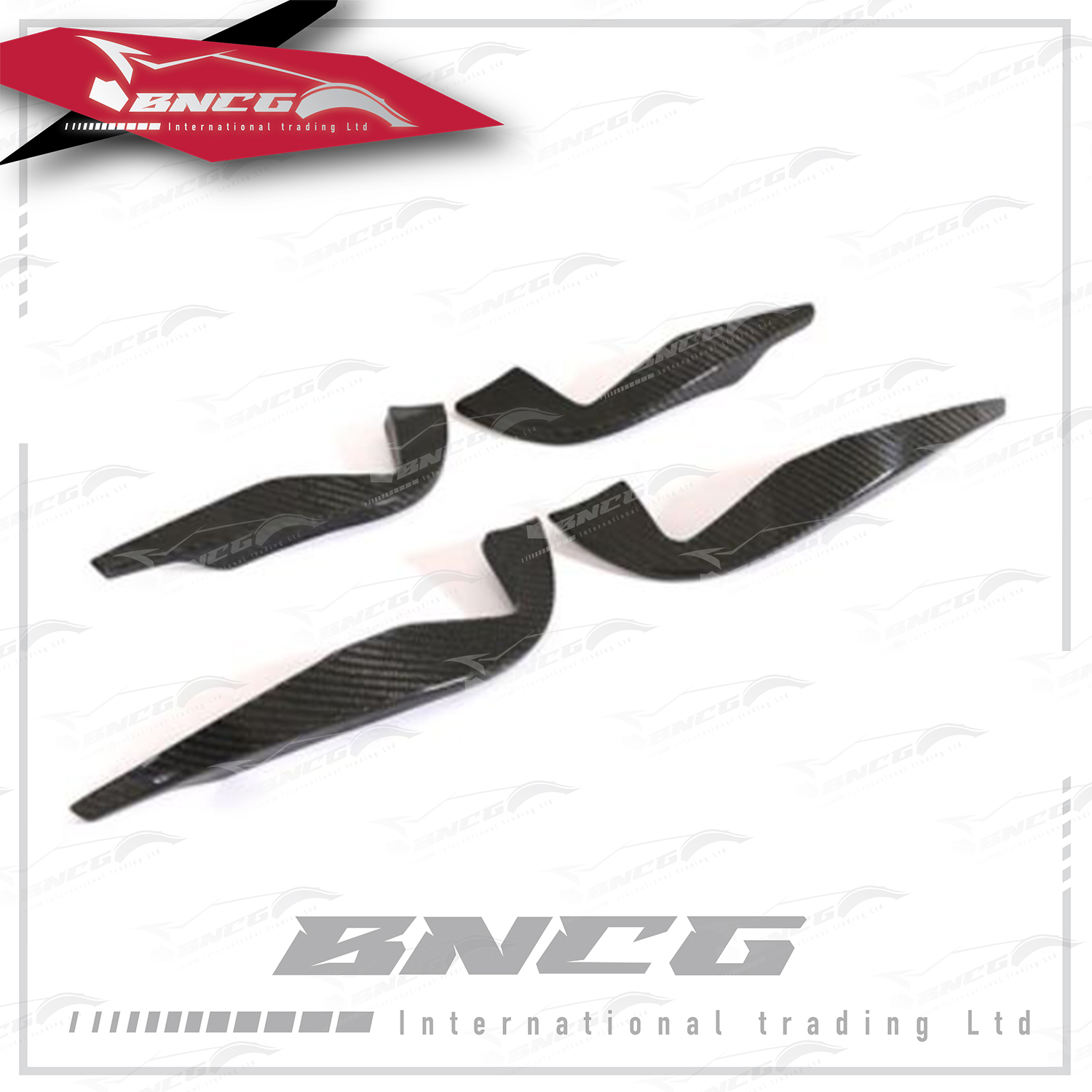 奧迪 Audi TTRS 16-18年式 改裝 卡夢 碳纖維 外觀件 空力套件 前保桿 風刀 【4件套】