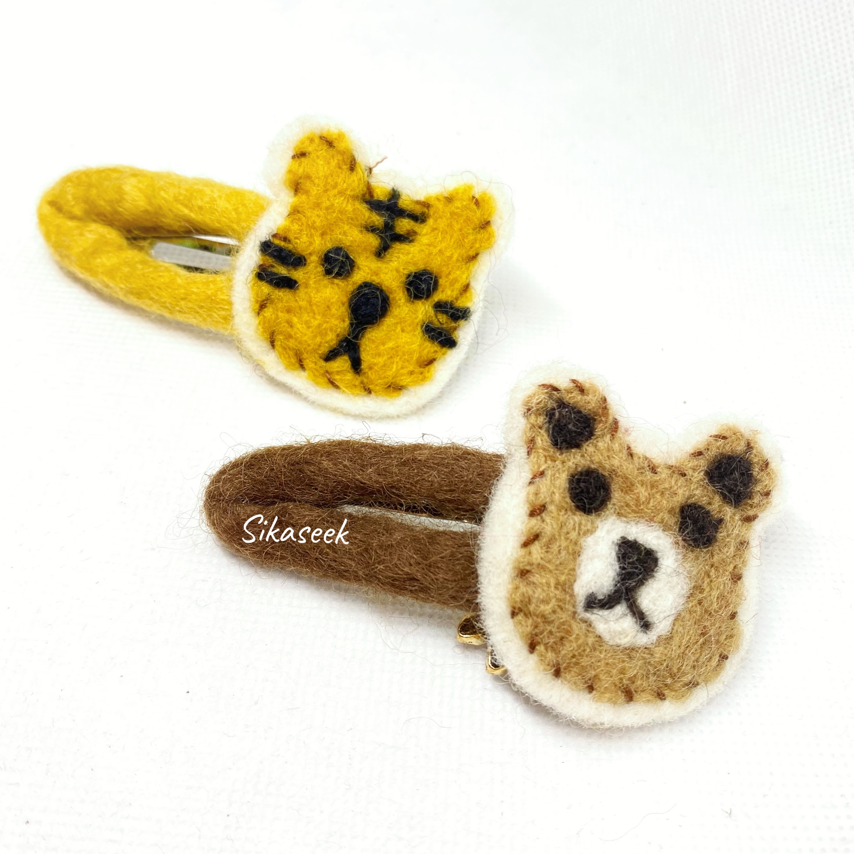 SK9241   羊毛氈老虎頭夾