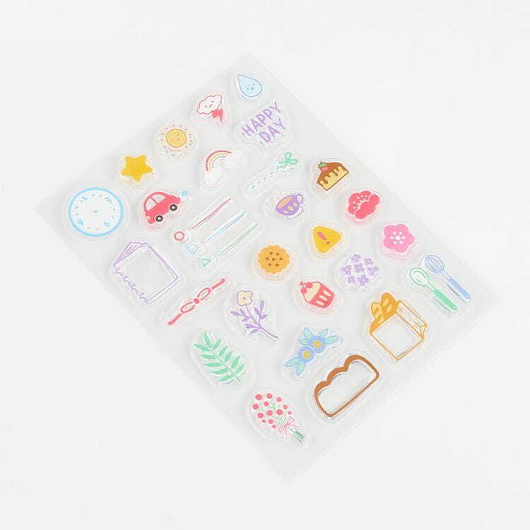 【BGM】+Clear Stamp 透明印章組 日常生活