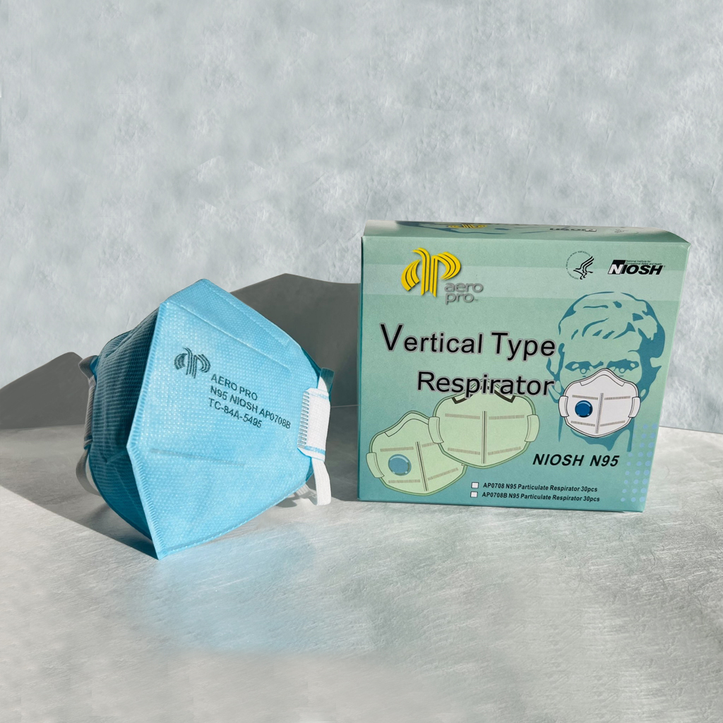 AERO PRO NIOSH 折疊式N95 - AP0708B (30片/盒 - 大包裝)