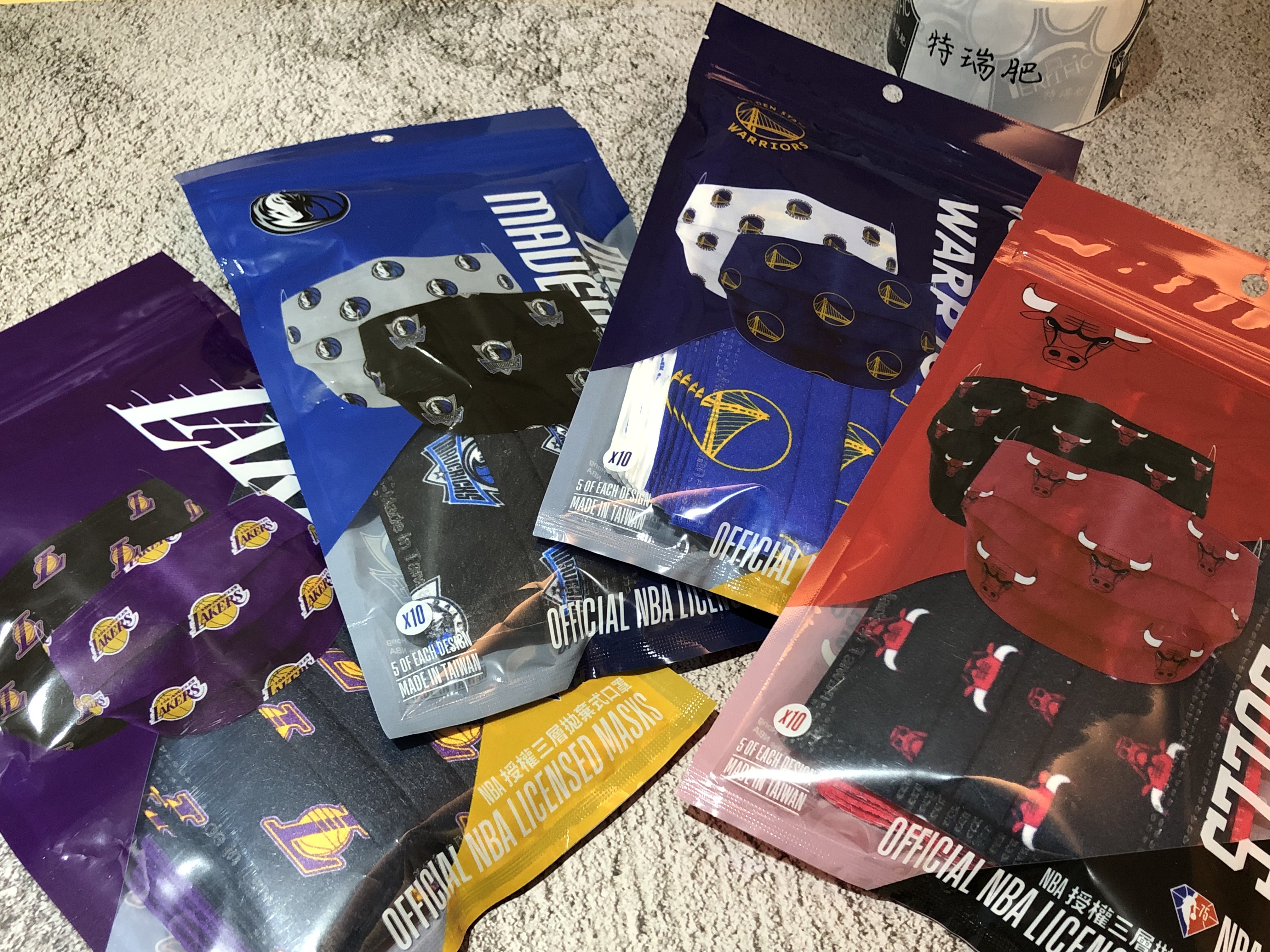 NBA口罩 Co.Protect NBA MASK 官方授權 三層式拋棄 台灣代理授權販售