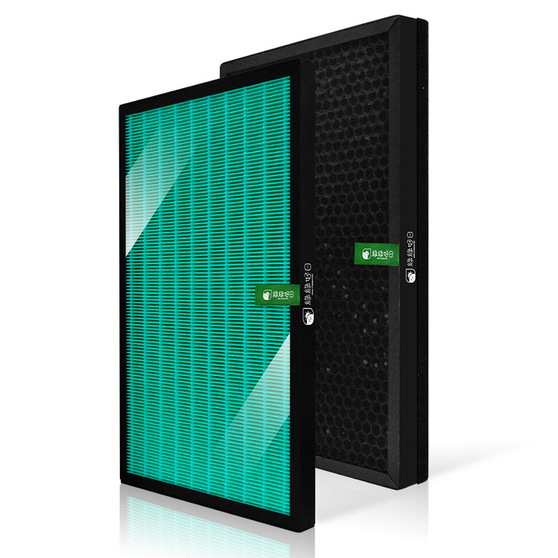 綠綠好日 適用  Honeywell KJ810G93WTW【一年份濾網組】HEPA抗菌濾芯 蜂巢顆粒活性碳