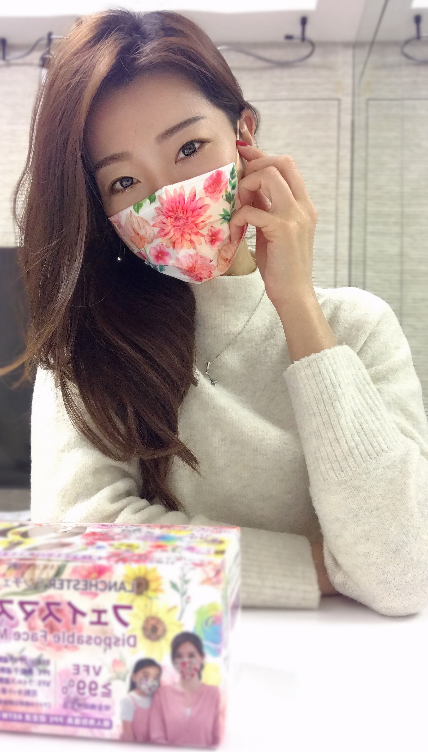 【家庭裝優惠】【2022花語系列】【永恆的愛】2x成人及2x小童三層防護口罩 永恆的愛三十二片獨立包裝