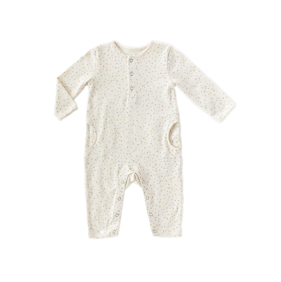 PEHR - 有機棉長袖連身褲（Stars）