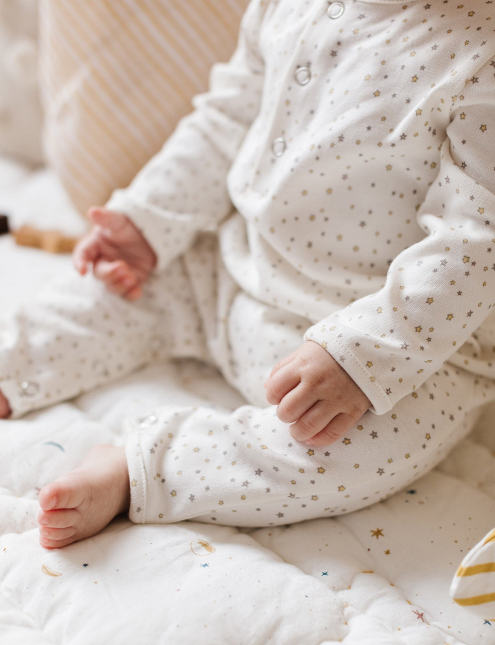 PEHR - 有機棉長袖連身褲（Stars）