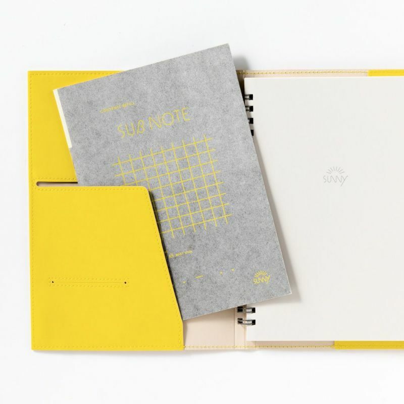 Sunny Note 內容補充筆記本 A5 mini｜方格筆記｜SUNNY 日本