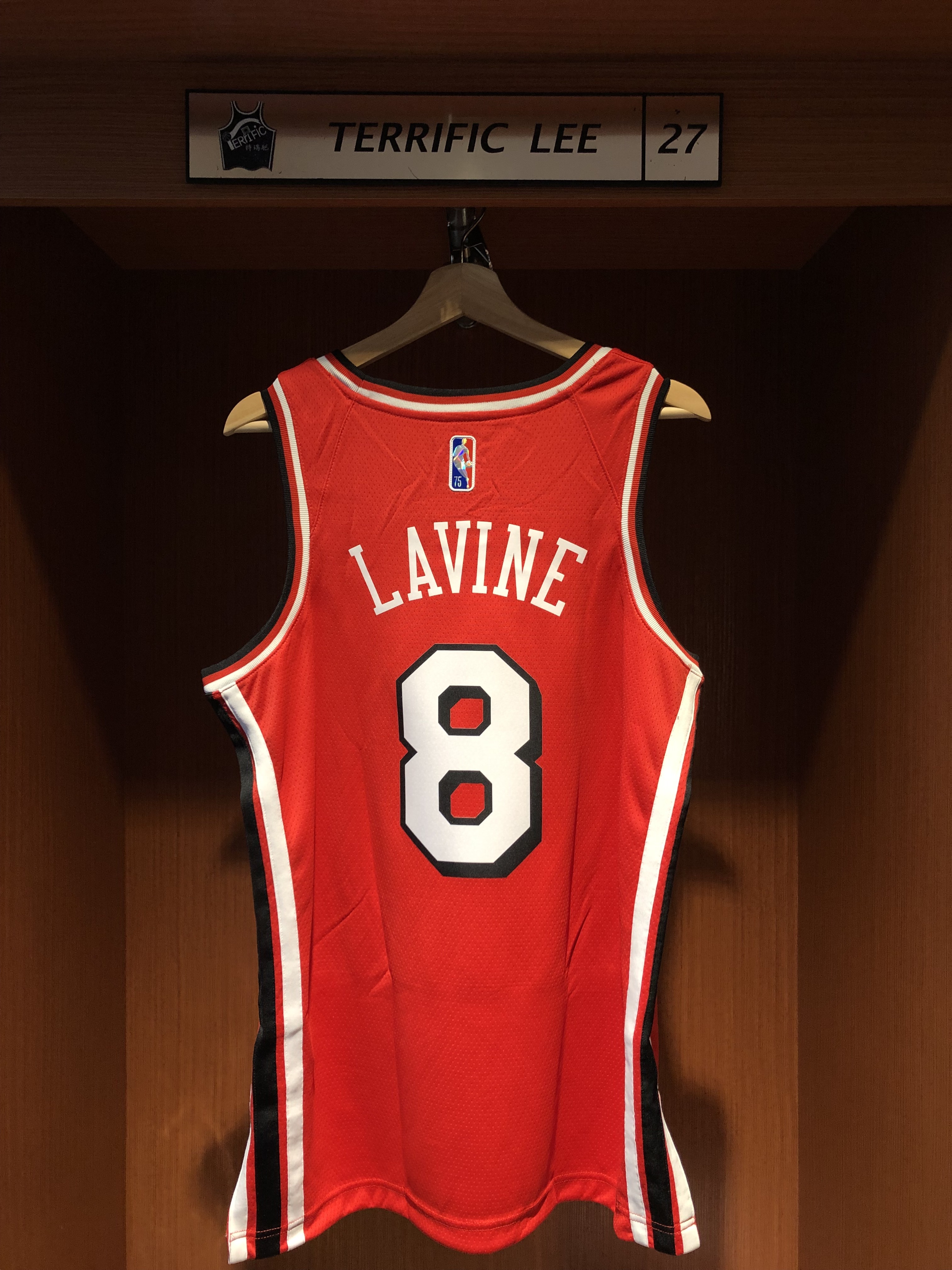 NBA球衣 Zach Lavine 芝加哥公牛城市 75周年 鑽石標 City Nike Swingman 球迷版 熱轉印 全新