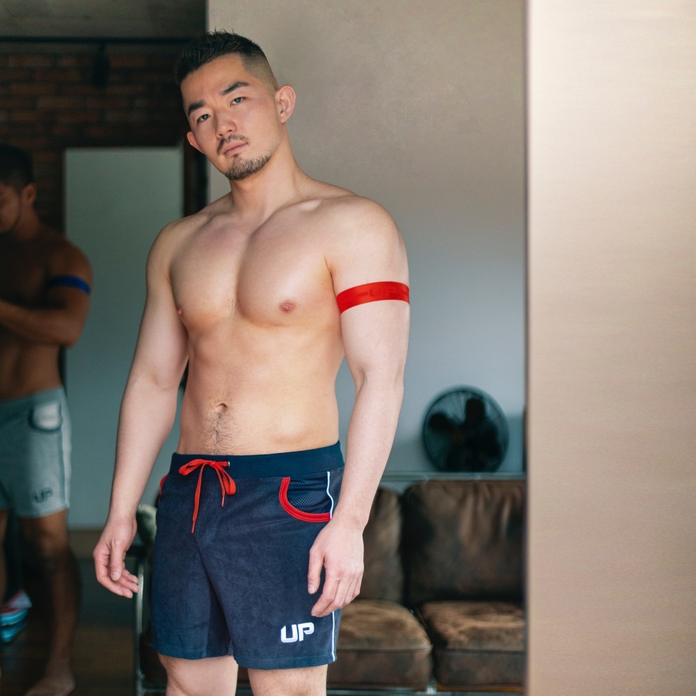 Taoru Sweat Shorts 毛巾運動褲 漿果藍