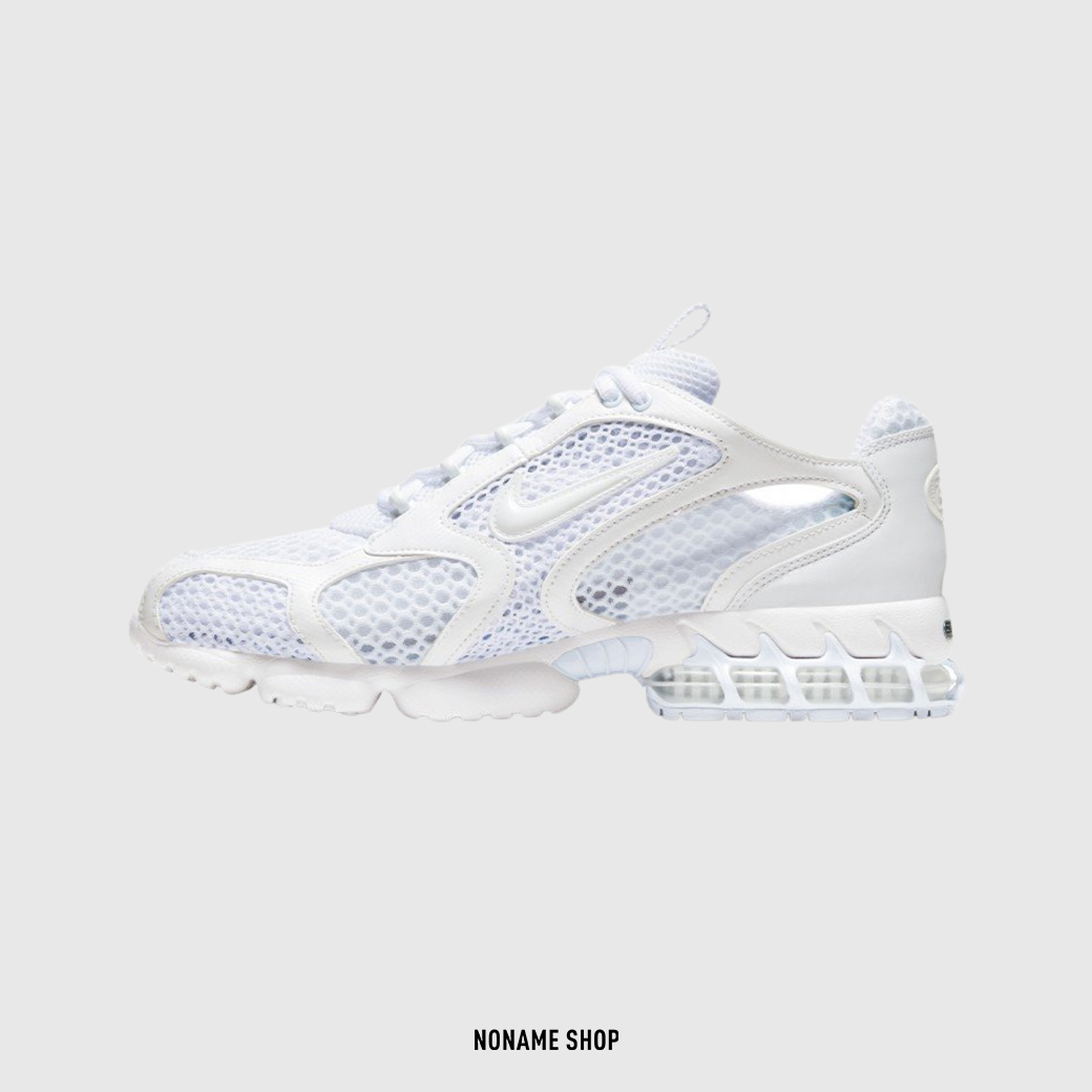 NIKE Air Zoom Spiridon Cage 2 全白 透氣 網布 休閒鞋