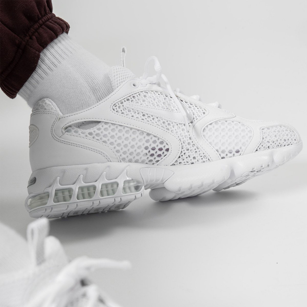 NIKE Air Zoom Spiridon Cage 2 全白 透氣 網布 休閒鞋