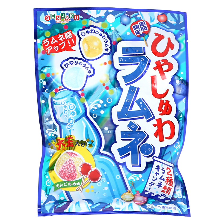 扇雀飴 三種類彈珠汽水糖