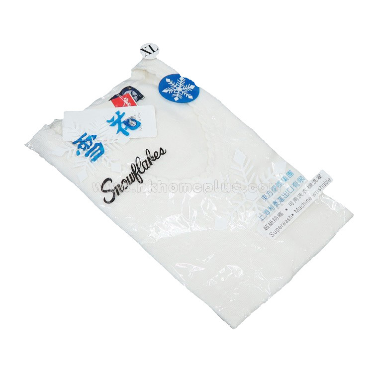 雪花牌: 女裝羊毛防縮V領長袖衫 (S-XL碼)