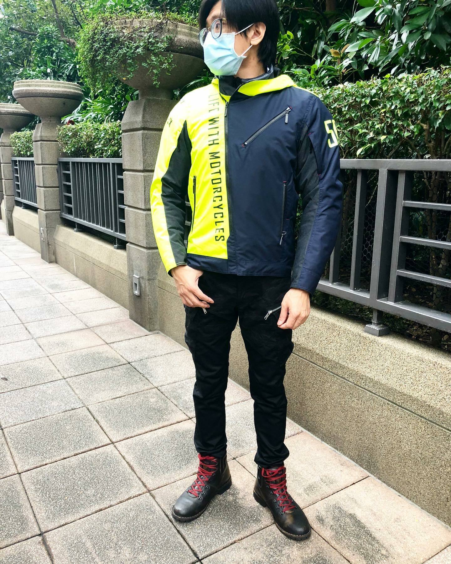 56DESIGN x KUSHITANI SLASH 外套，兩件式羽絨內裡，可拆設計，全天候穿搭