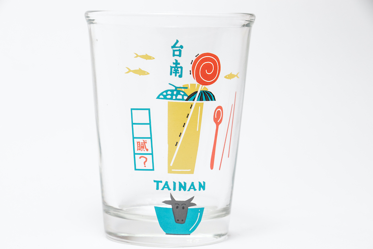 来好】TAIWAN CITYシリーズ - ビールグラス(台南)|來好 台湾雑貨店