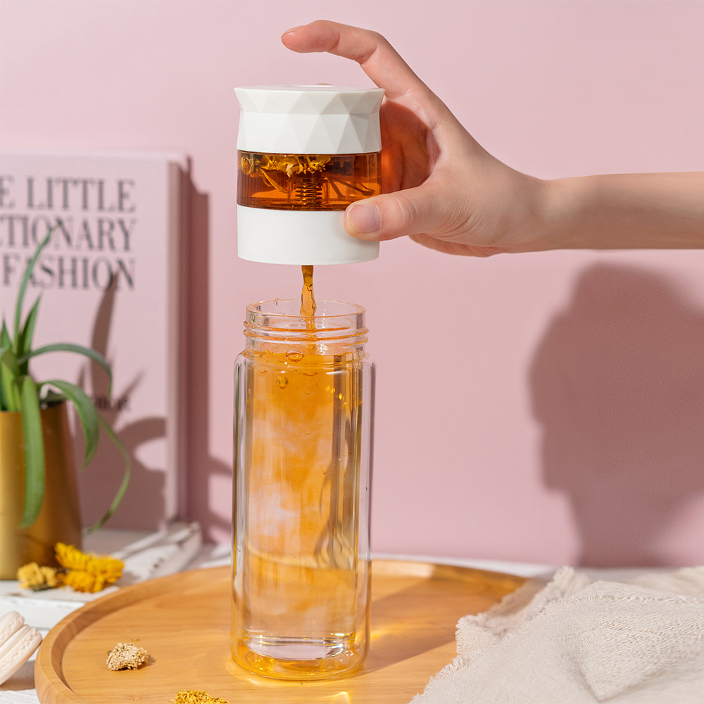 Easy Brew Glass Bottle (Pink)