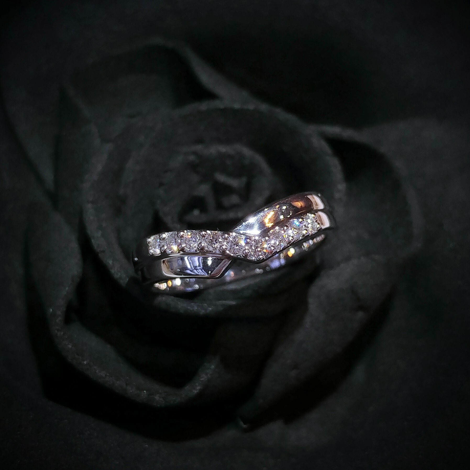 全新PT900鉑金10份鑽石戒指