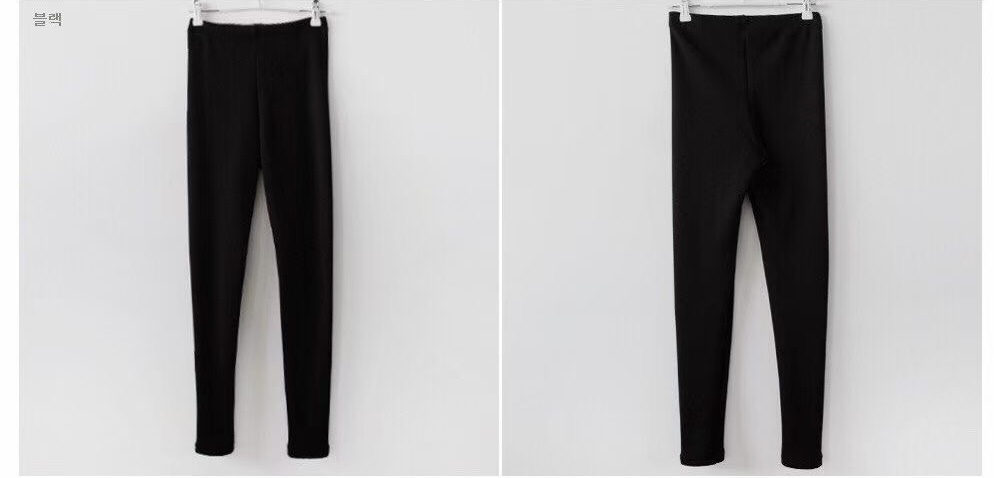 韓製囤貨超暖內刷毛棉質內搭褲