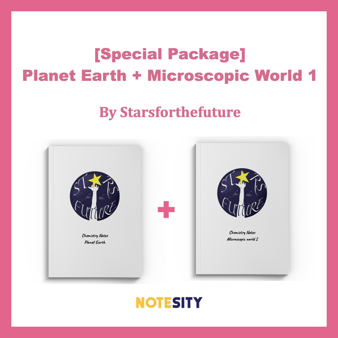 [Special Package] Planet Earth + Microscopic World 1 — Chemistry Notes by Starsforthefuture