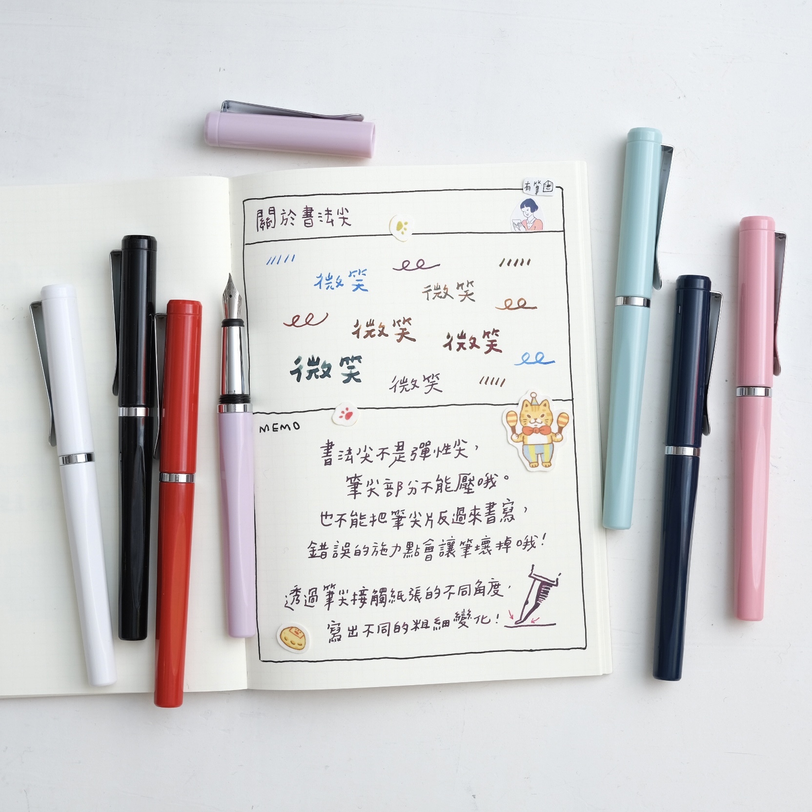 臺製 林氏書法尖 鋼筆