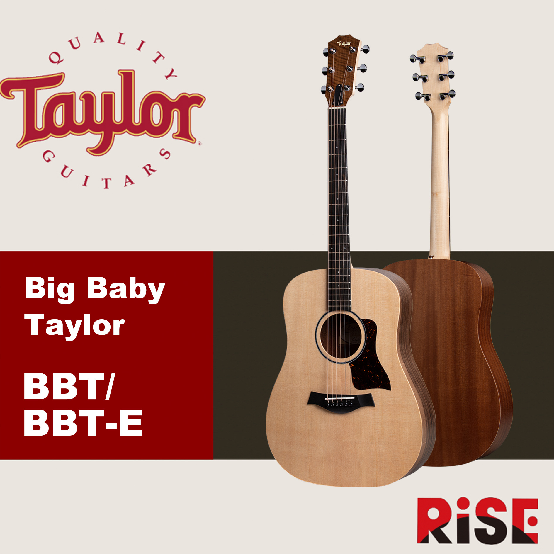 Taylor Big Baby Taylor BBT/BBT-E 民謠吉他 電木吉他 雲杉木面單 EQ