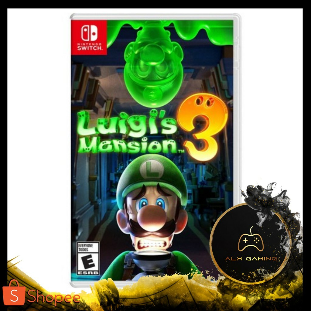 Nintendo switch with hot sale luigi's mansion 3