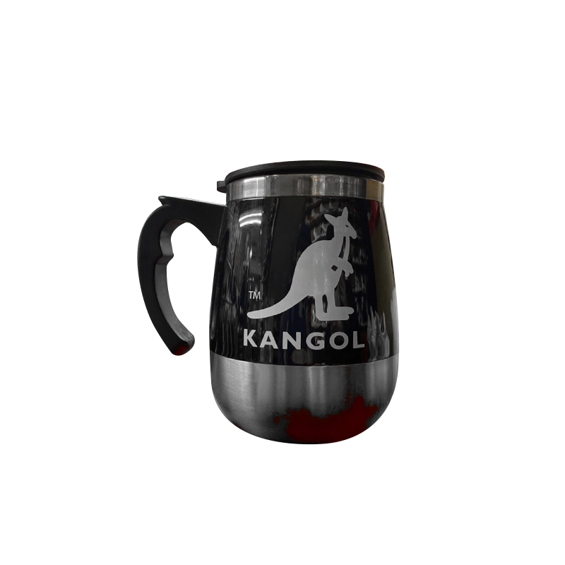 KANGOL 不鏽鋼環保馬克杯  黑  61551860 [EW]