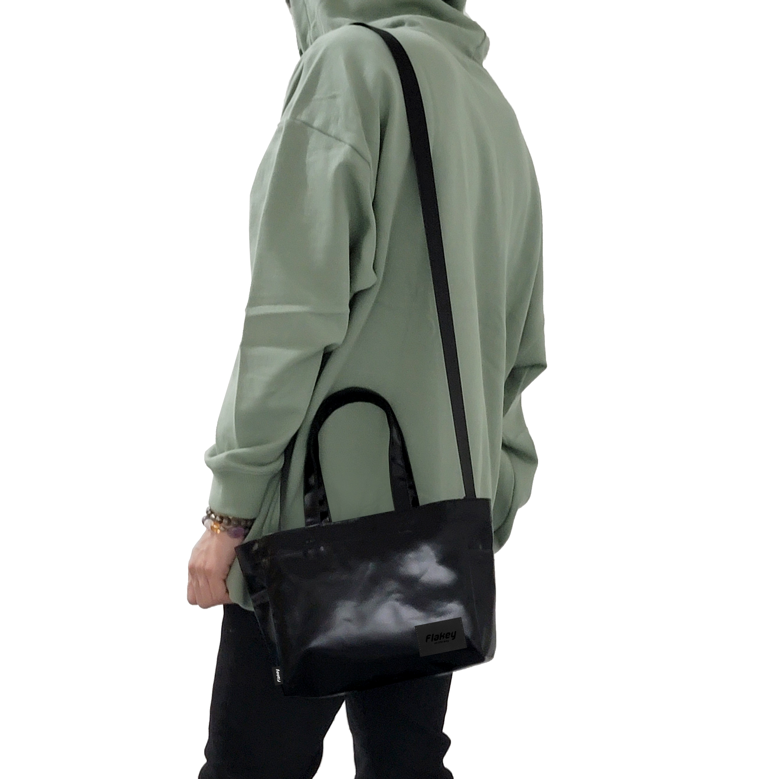 FLAKEY B107 BLACK TOTE BAG 2.0 MINI