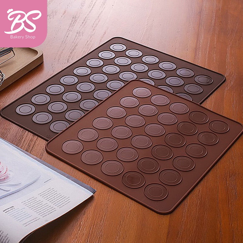 【Silicone Baking Mat 30 holes 48 holes 】Macaron Cookies sheet BS BAKERY SHOP