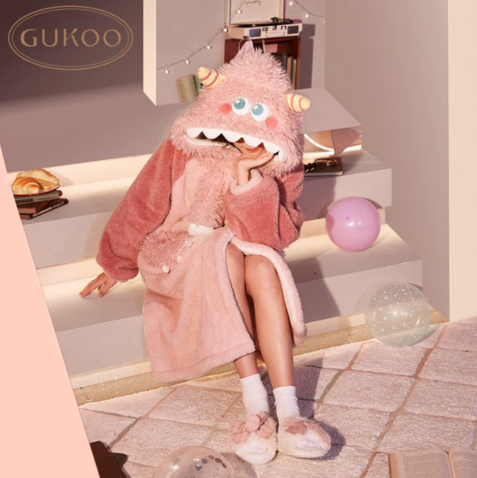 暖暖的可愛日常親子睡袍