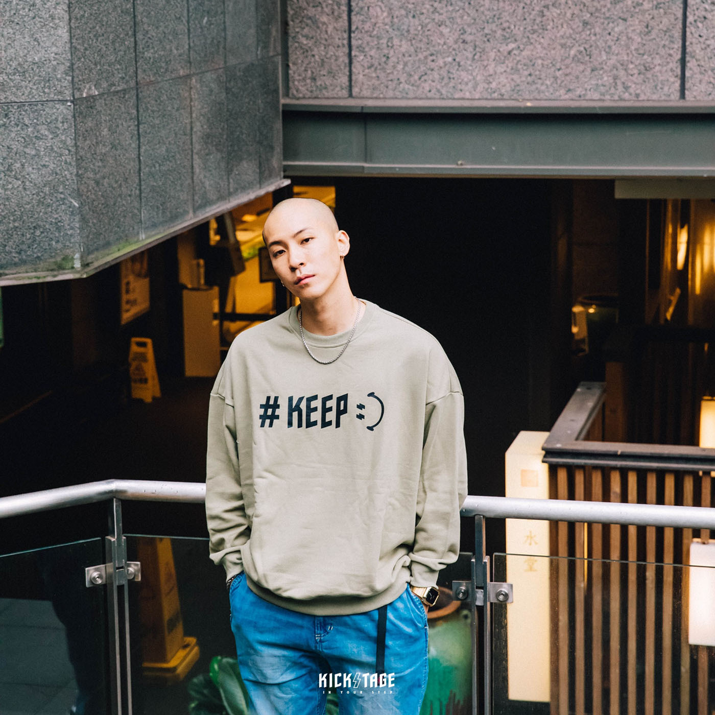 **特價商品售出不退換**GRAMICCI DENIM NN-PANTS JUST CUT 淺牛仔 丹寧 牛仔 腰帶 窄管 修身 長褲【8817-DEJ-MU】